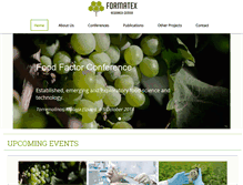 Tablet Screenshot of formatex.org