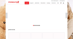 Desktop Screenshot of formatex.hu
