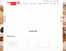 Tablet Screenshot of formatex.hu